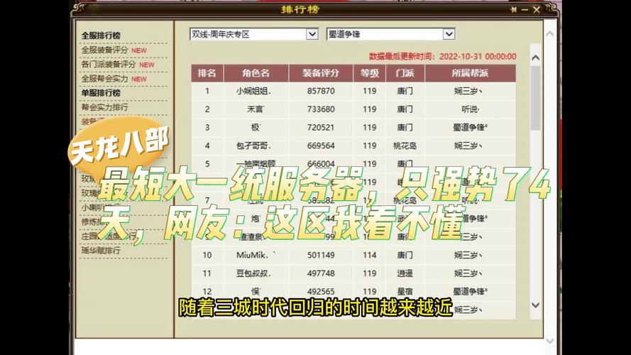 天龙八部私服解析:非官方服务器的优缺点与玩家需求探讨 天龙八部私服解析:非官方服务器的优缺点与玩家需求探讨